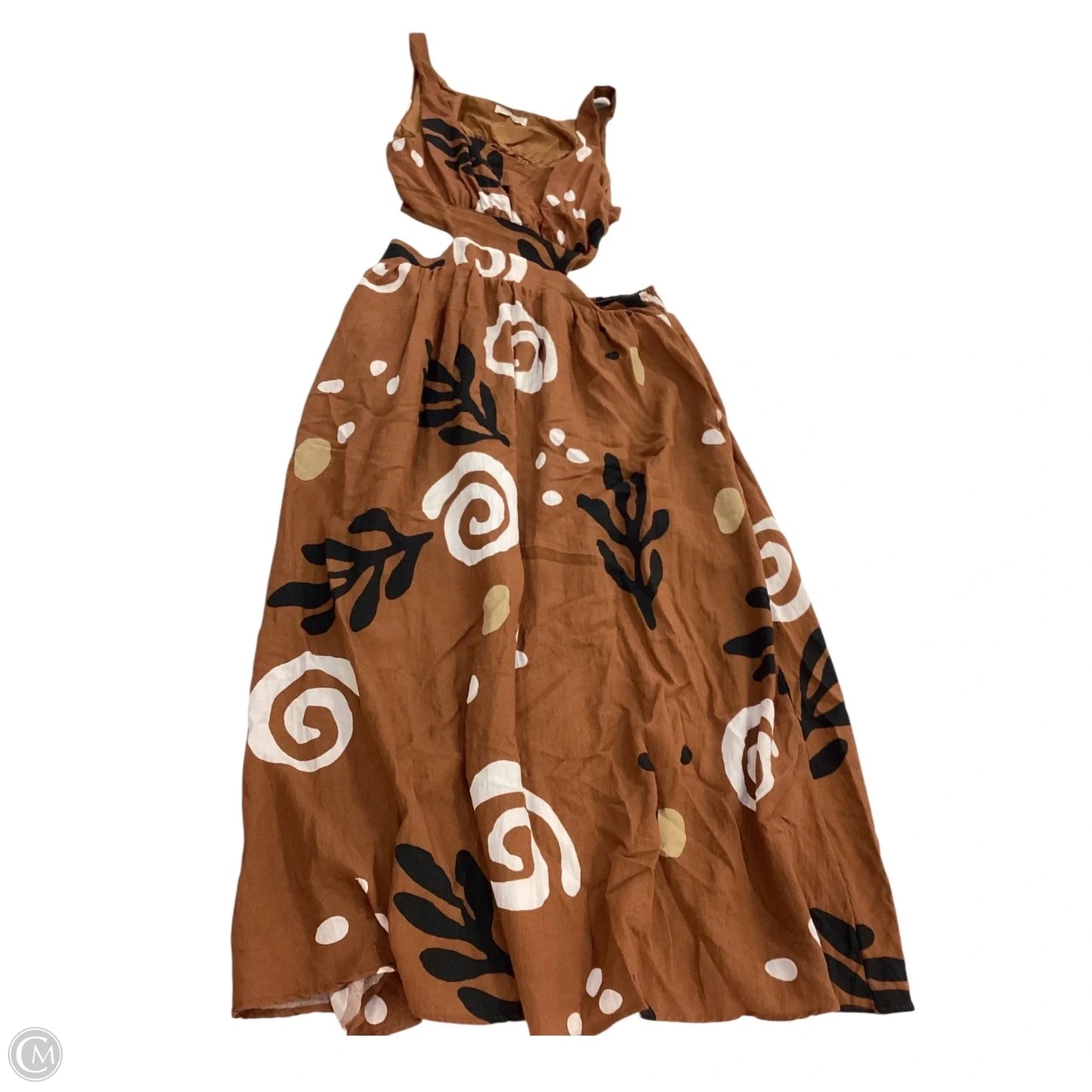 Dress Casual Maxi By Illa Illa In Brown, Size: L