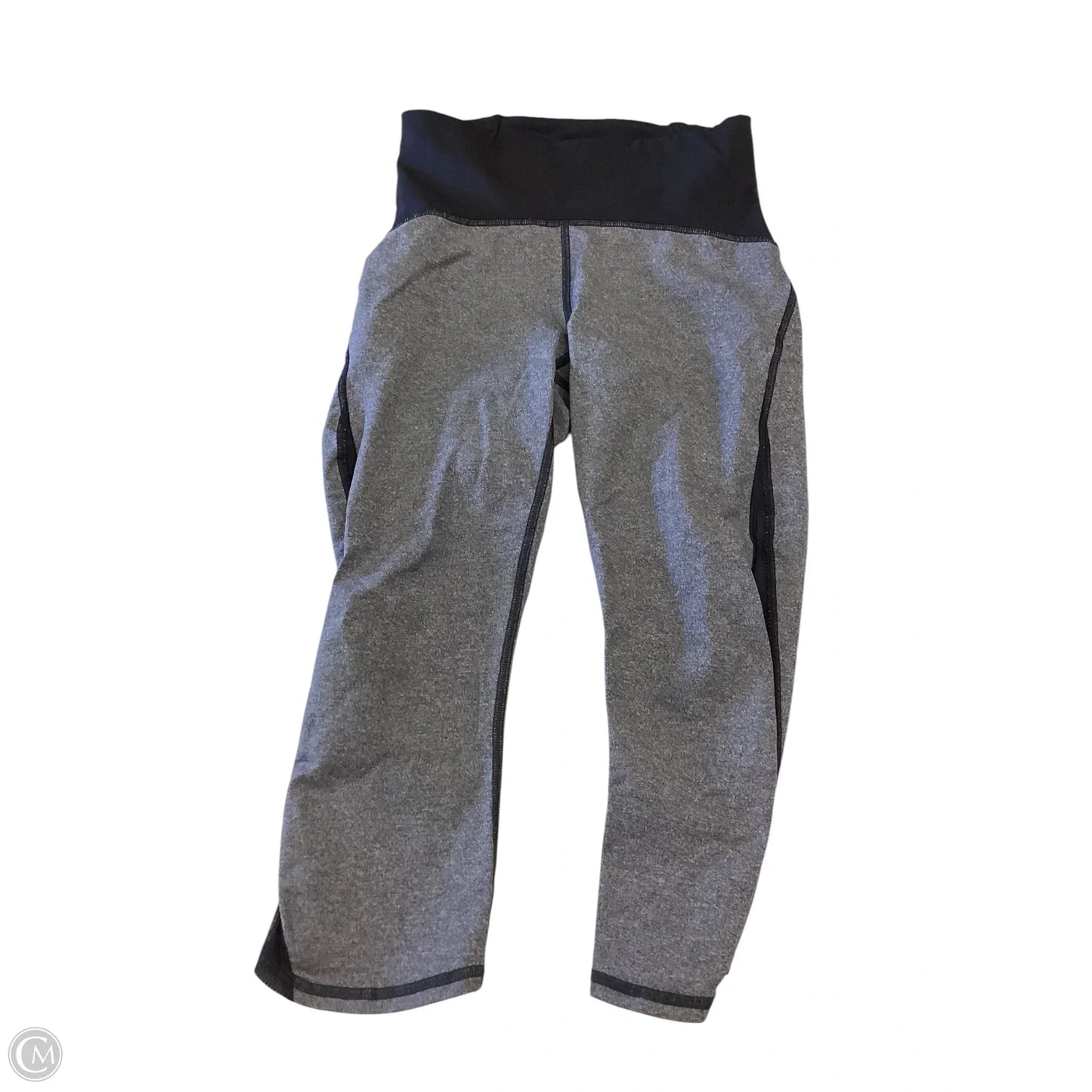 Athletic Capris By Lululemon In Grey, Size: 4