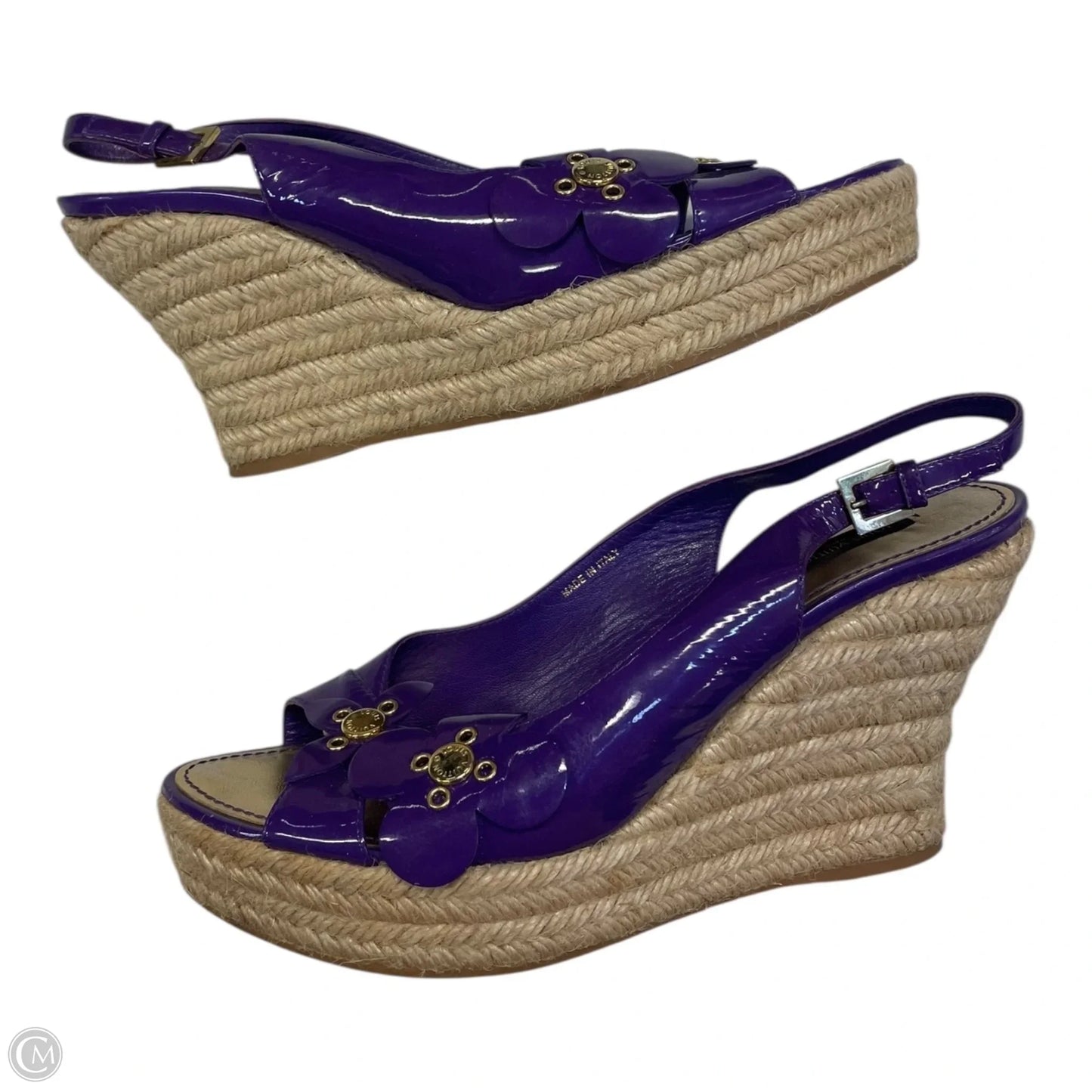 Shoes Luxury Designer By Louis Vuitton In Purple, Size: 11
