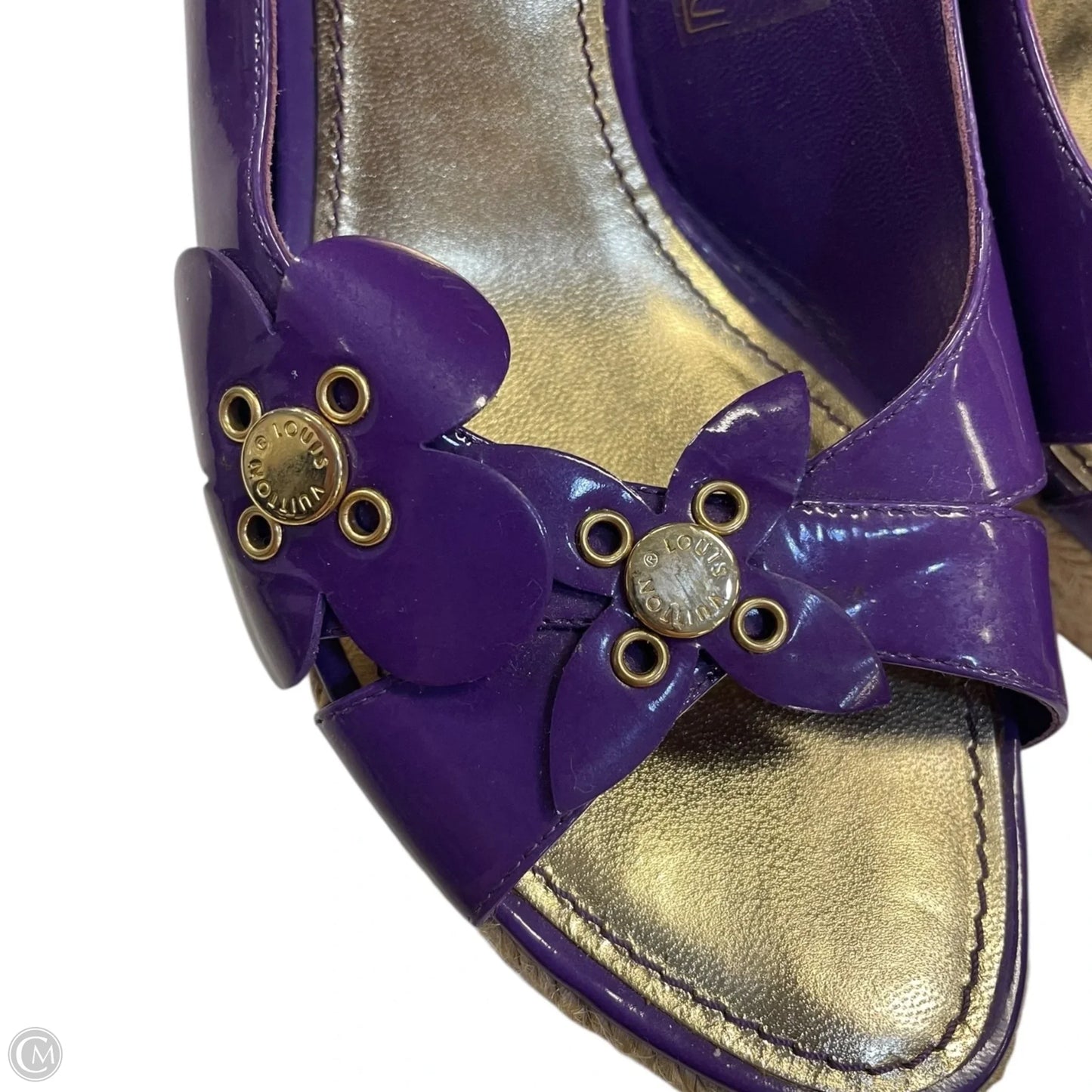 Shoes Luxury Designer By Louis Vuitton In Purple, Size: 11