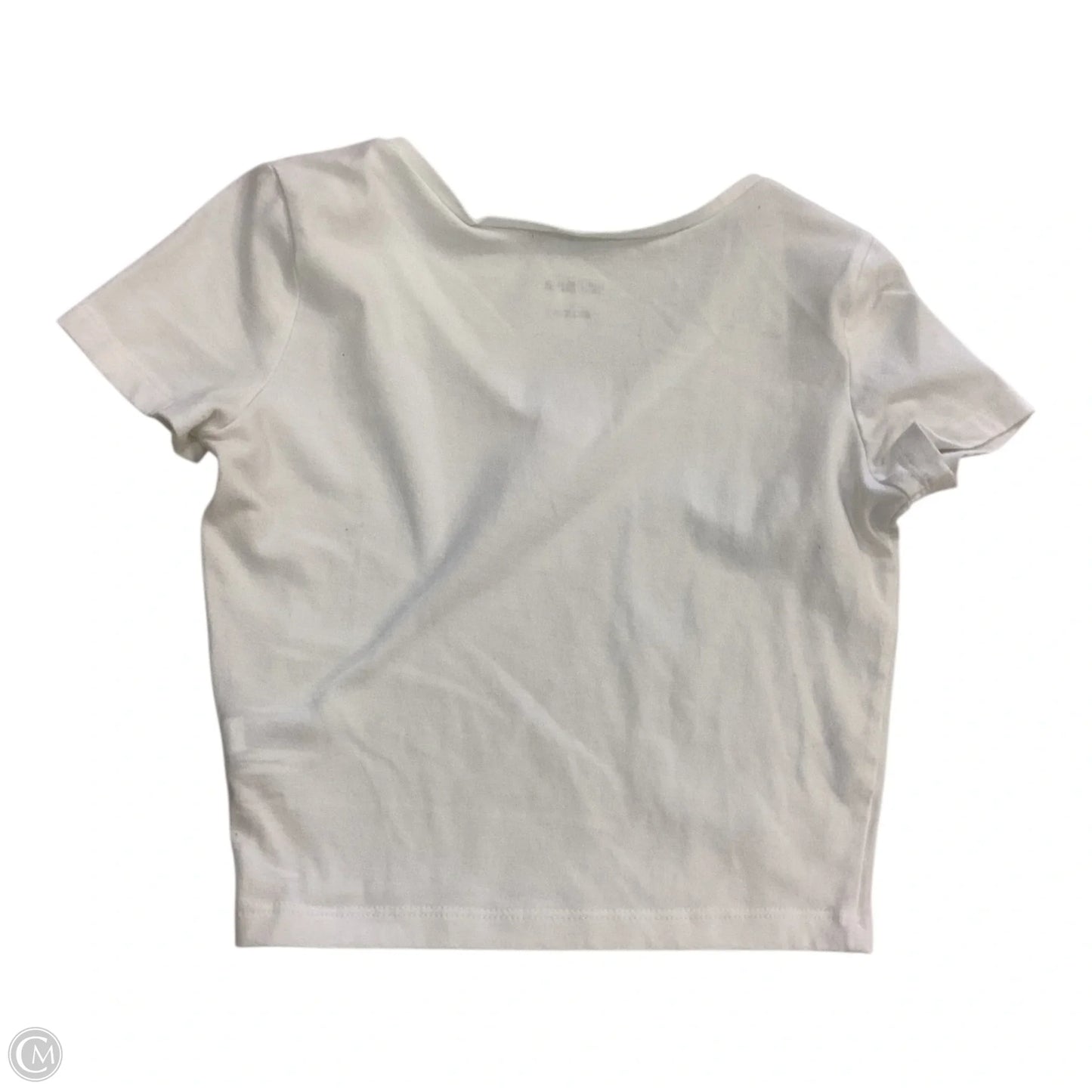 Top Short Sleeve Basic By Wild Fable In White, Size: S