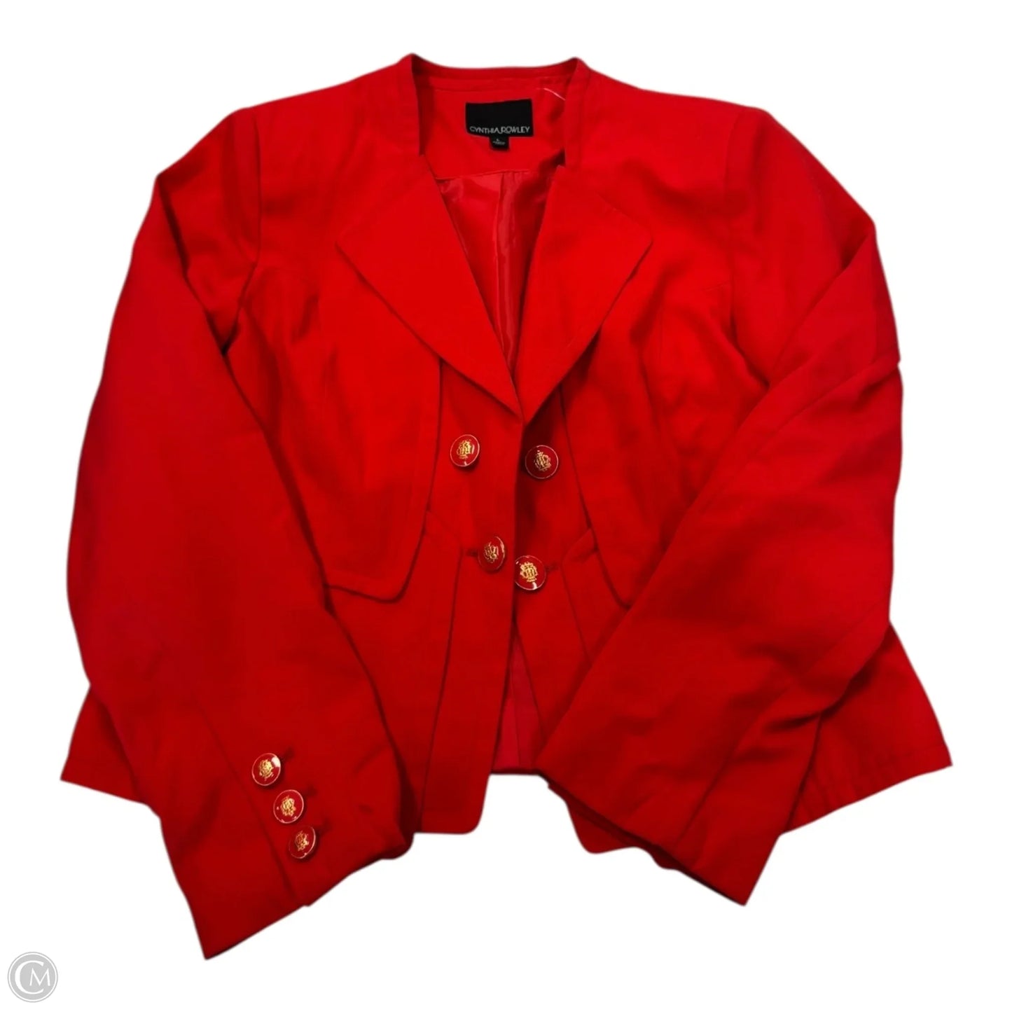 Jacket Moto By Cynthia Rowley In Red, Size: L
