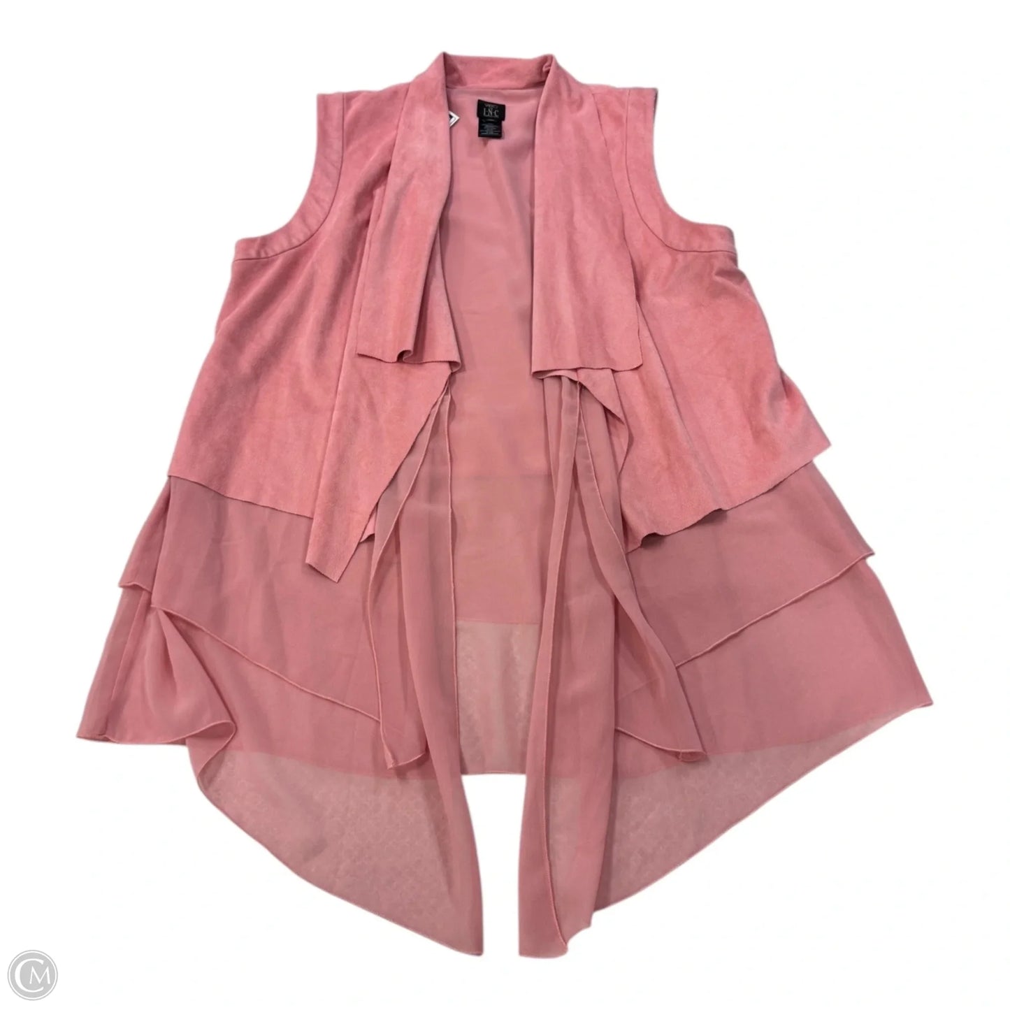 Vest Other By Inc In Pink, Size: L