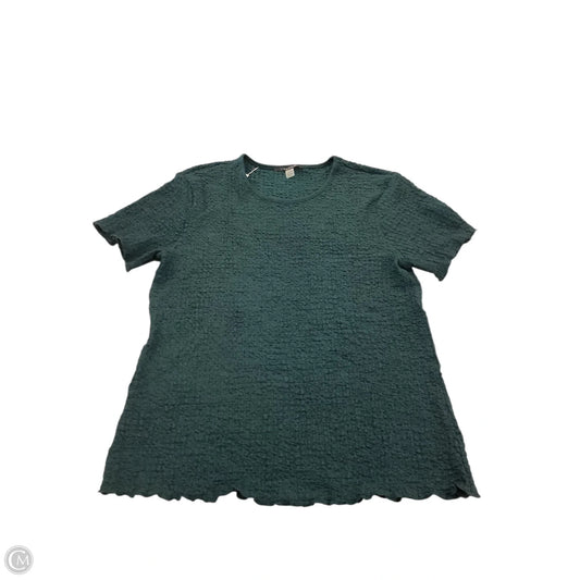 Top Short Sleeve By Tahari In Green, Size: Xl