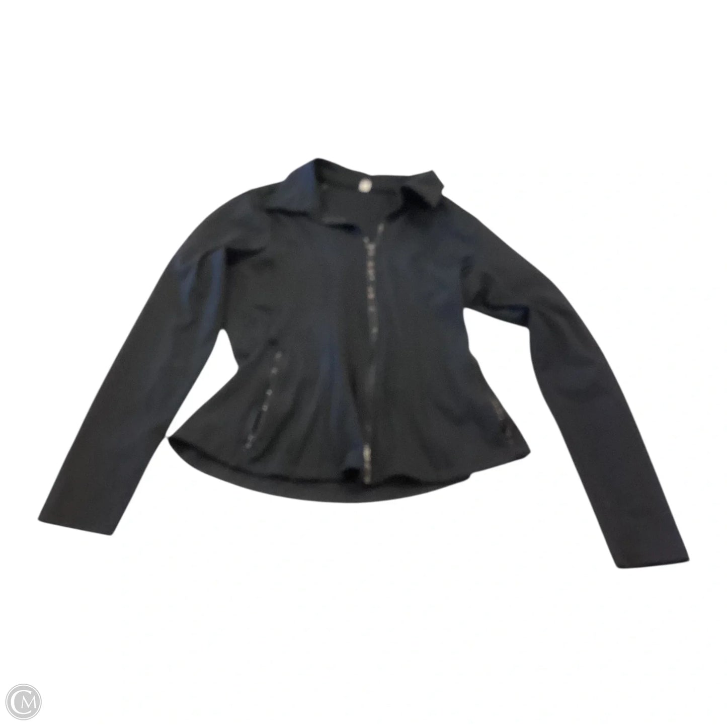 Athletic Jacket By Clothes Mentor In Black, Size: S