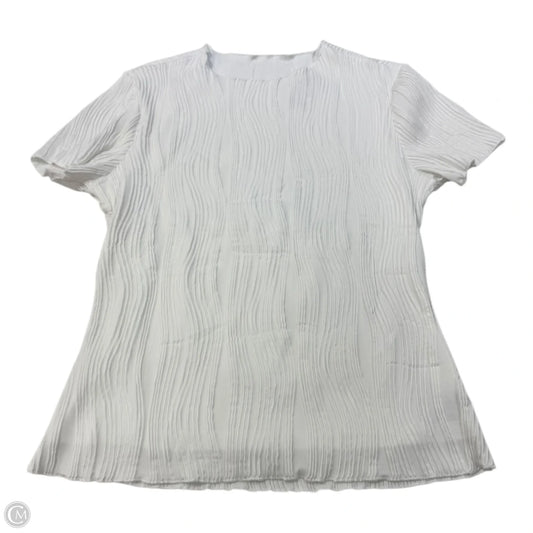 Top Short Sleeve By Prettygarden In White, Size: M