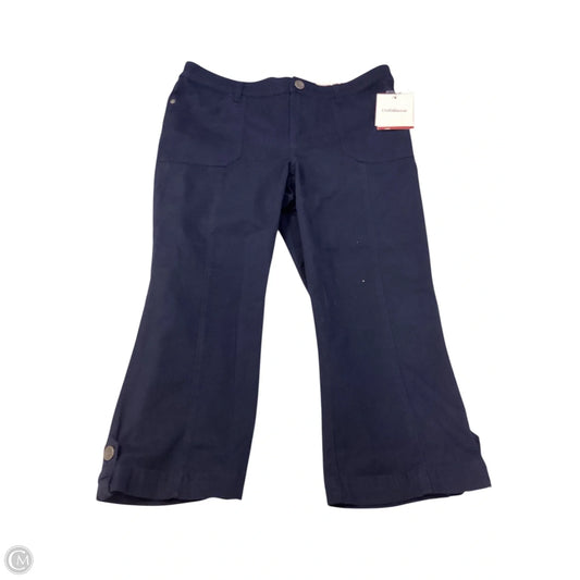 Capris By Croft And Barrow In Navy, Size: 10
