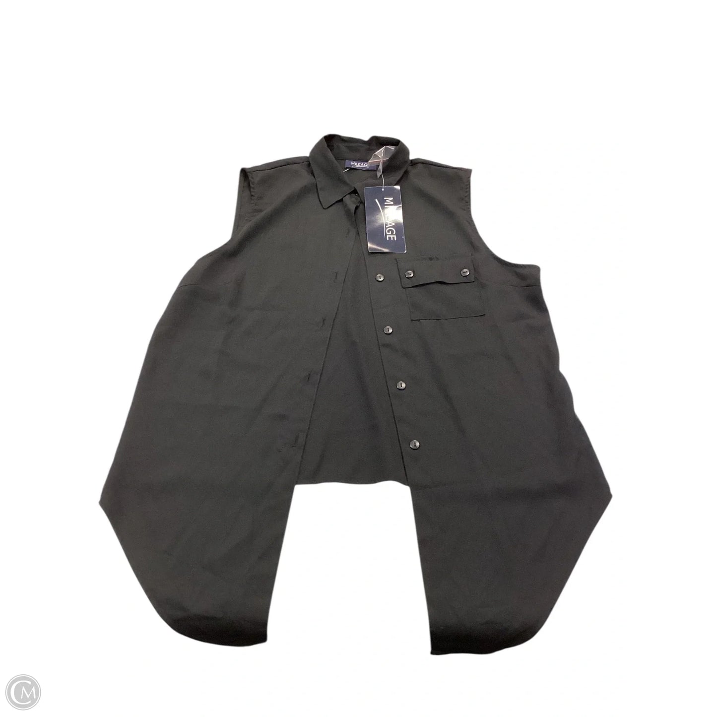 Top Sleeveless By Clothes Mentor In Black, Size: L