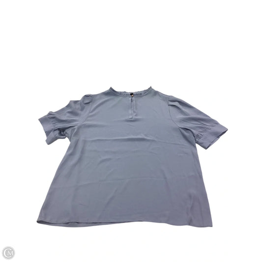 Top Short Sleeve By Premise In Blue, Size: L