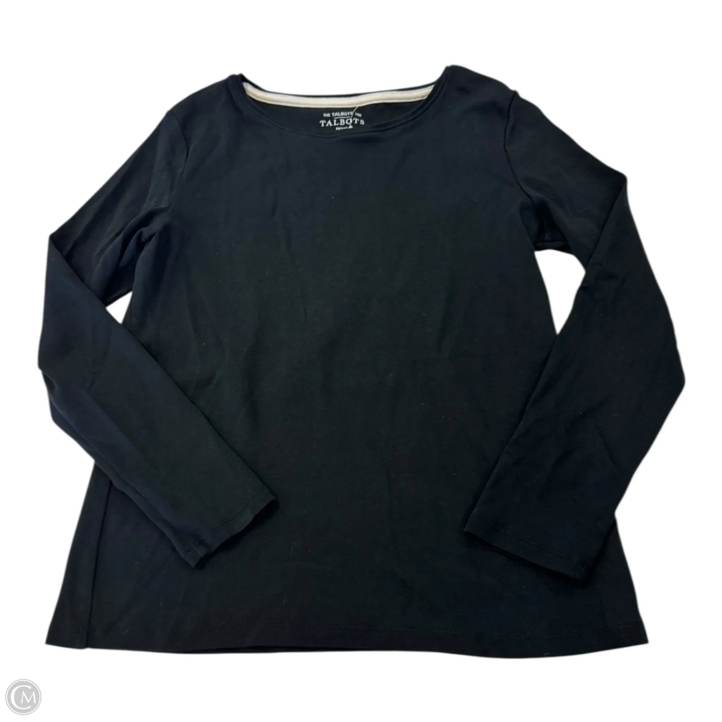 Top Long Sleeve Basic By Talbots In Black, Size: Sp