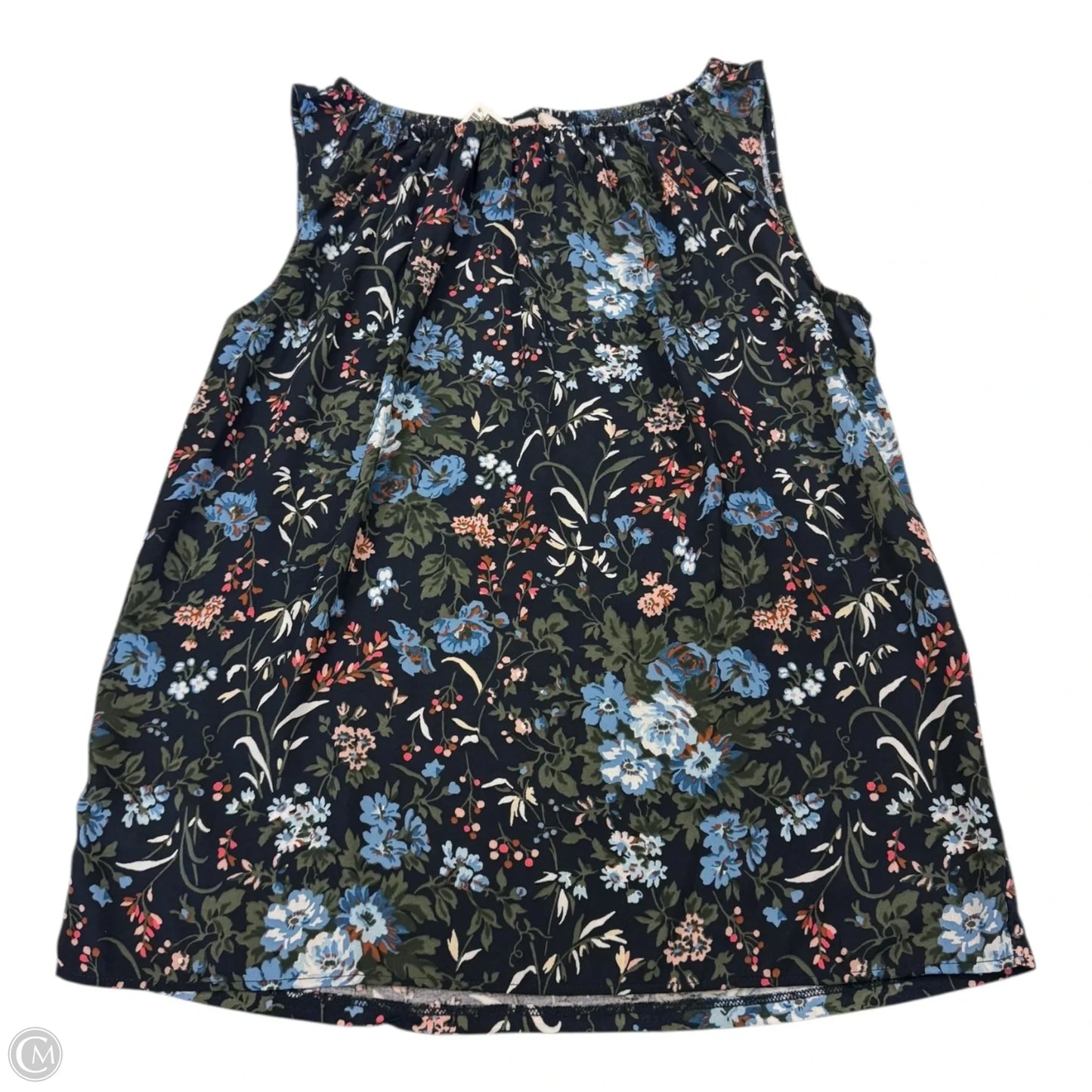 Top Sleeveless By Loft In Floral Print, Size: S
