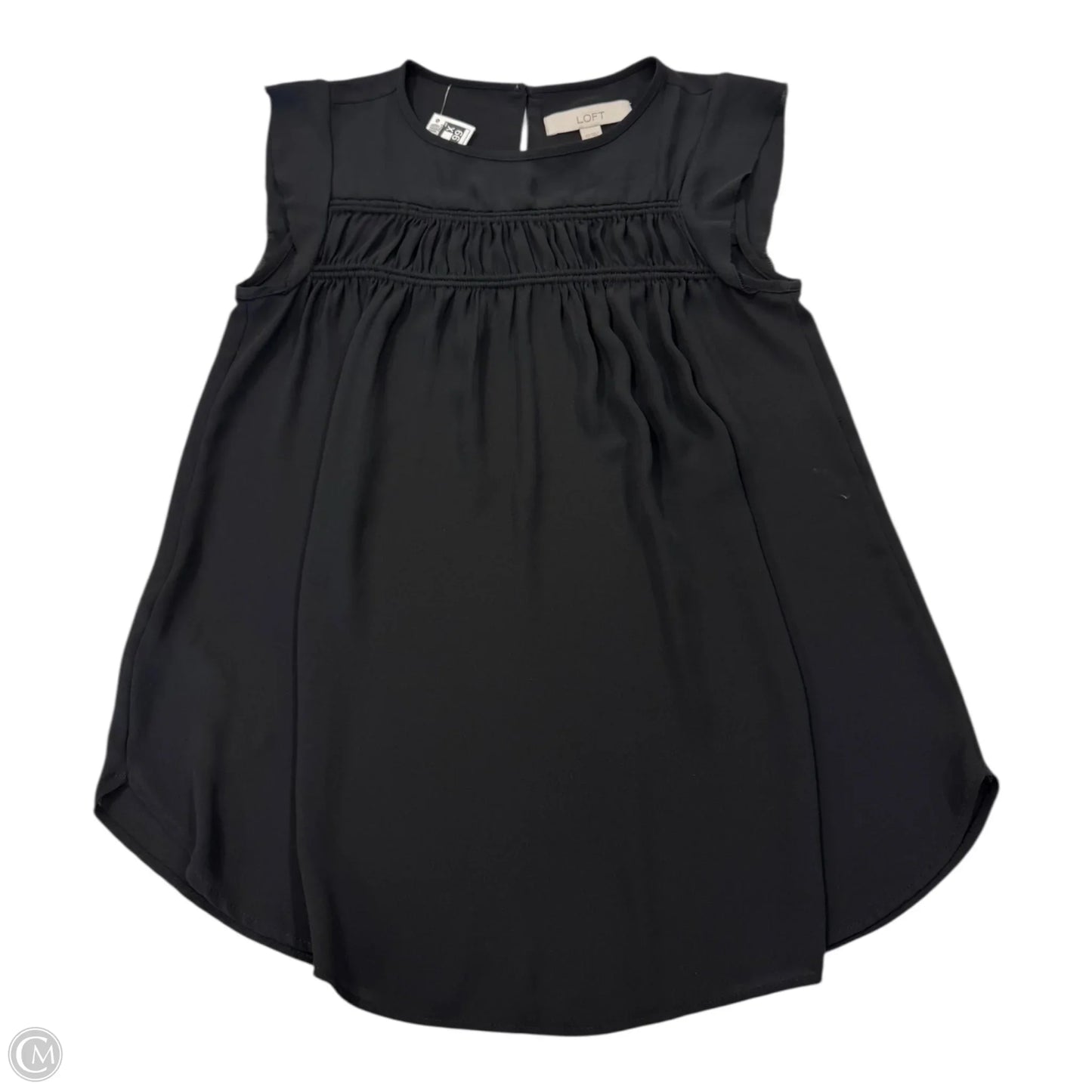 Top Sleeveless By Loft In Black, Size: Xs