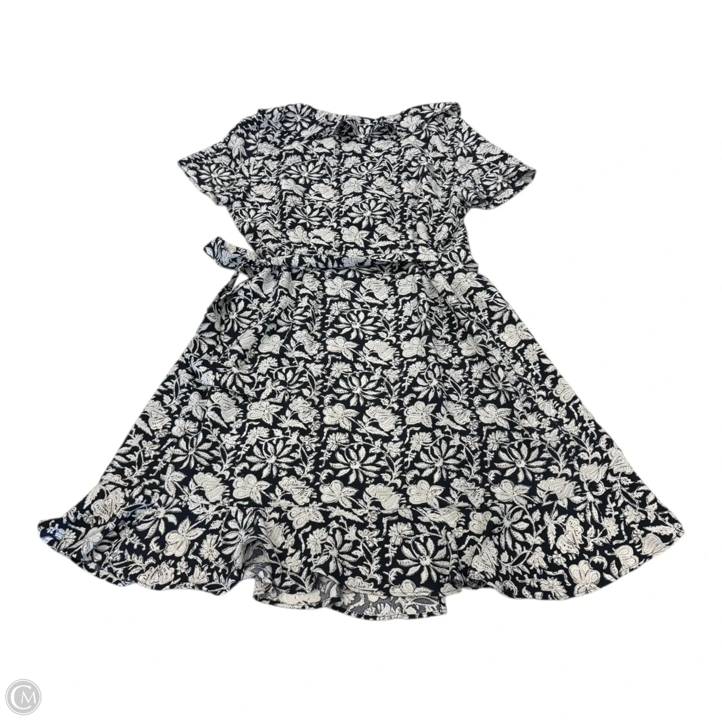 Dress Casual Short By Loft In Blue & White, Size: Xsp