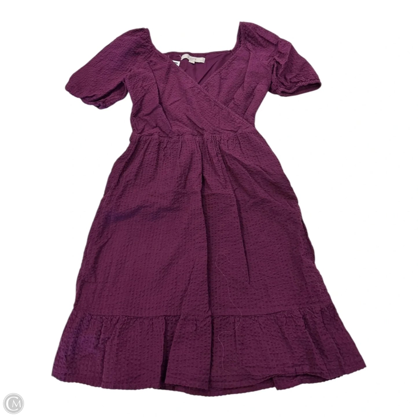 Dress Casual Short By Loft In Purple, Size: 0p