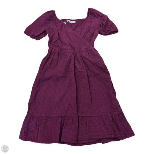Dress Casual Short By Loft In Purple, Size: 0p