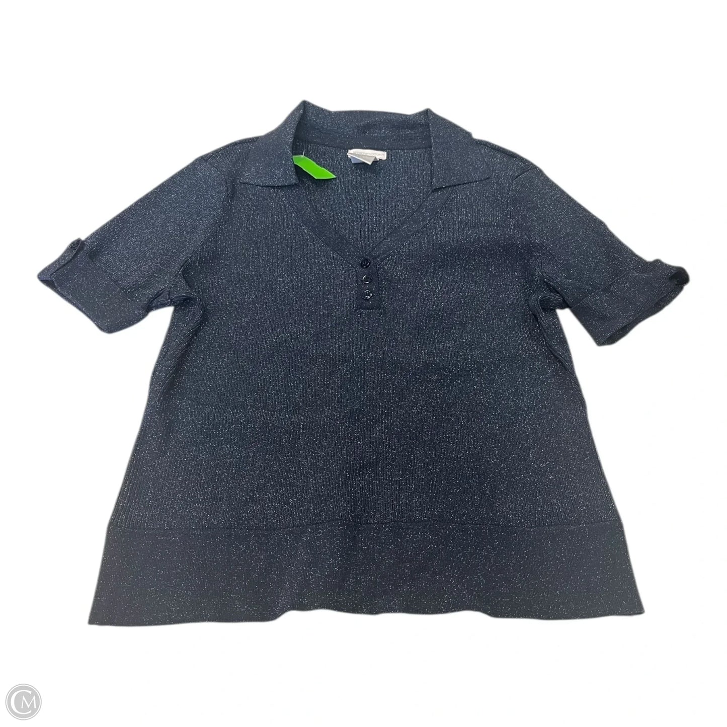 Top Short Sleeve By Worthington In Blue, Size: Xl