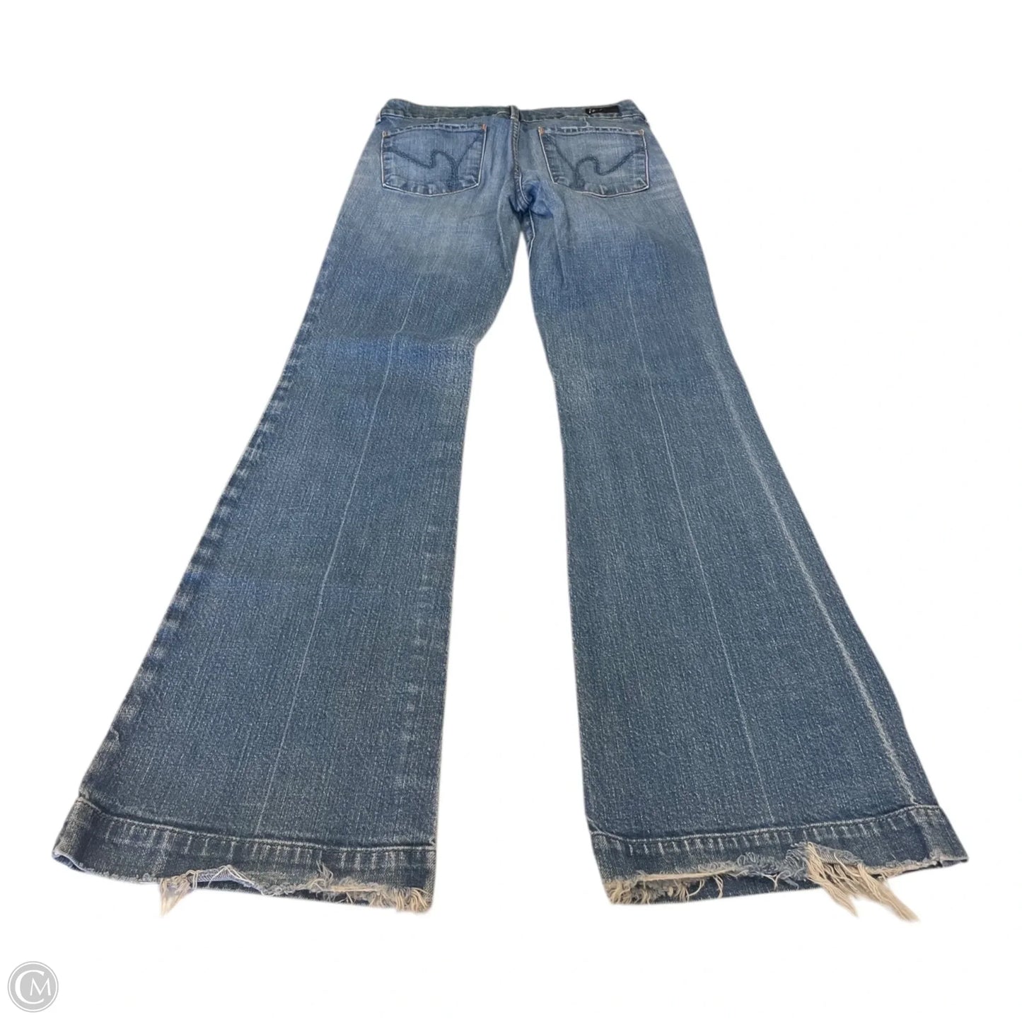 Jeans Flared By Citizens Of Humanity In Blue Denim, Size: 4