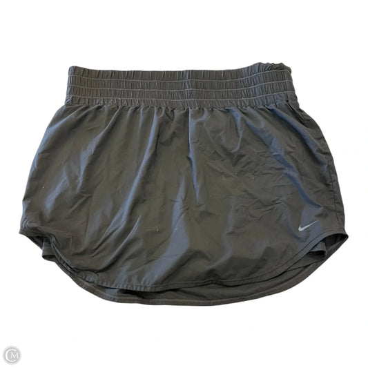 Athletic Skirt By Nike In Black, Size: 1x