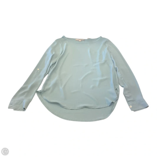 Top Long Sleeve By Loft In Blue, Size: Xs