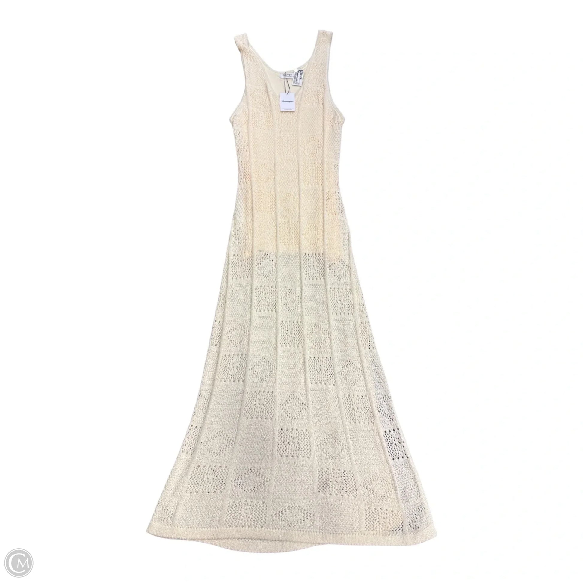 Dress Casual Maxi By Showpo In Cream, Size: 12