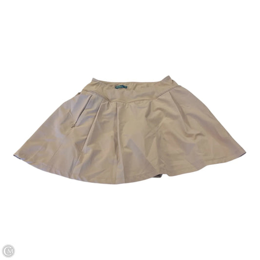 Athletic Skort By Tek Gear In Tan, Size: M