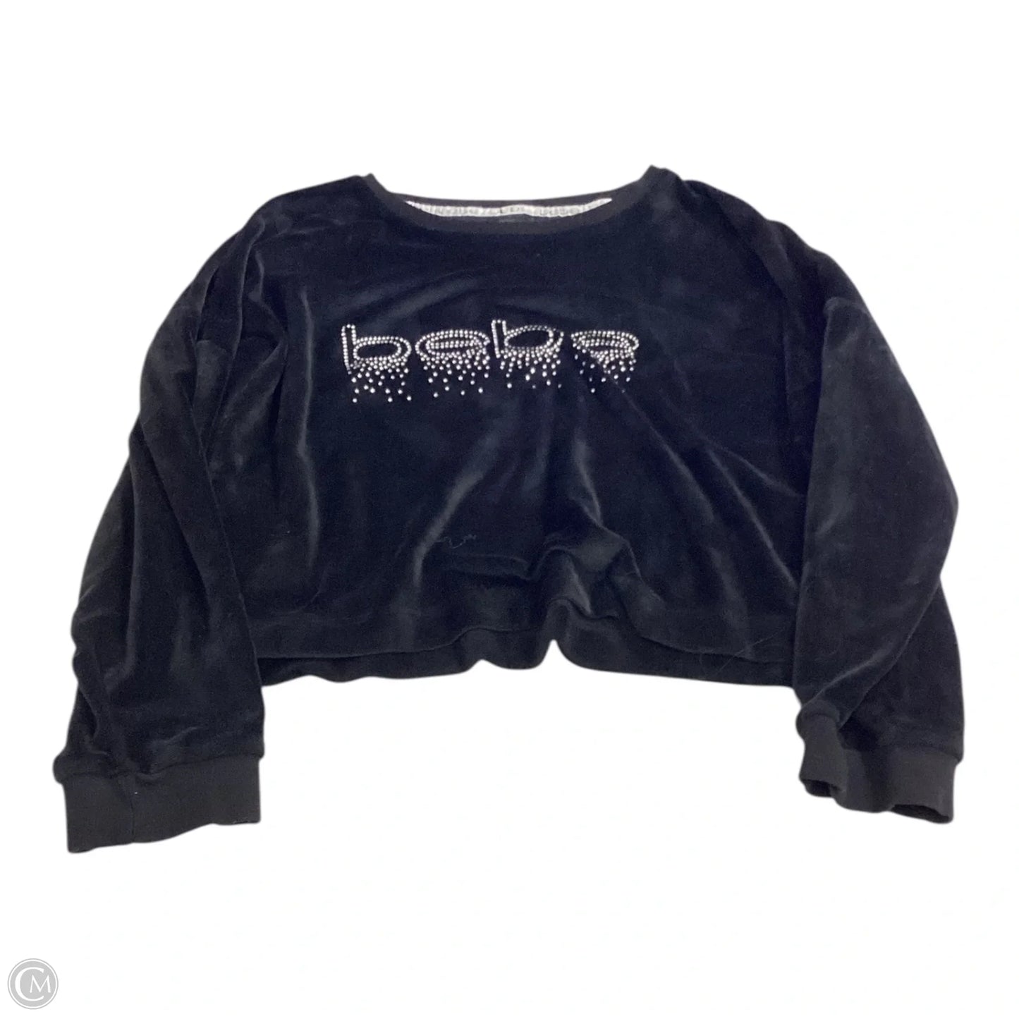 Top Long Sleeve By Bebe In Black, Size: Xl