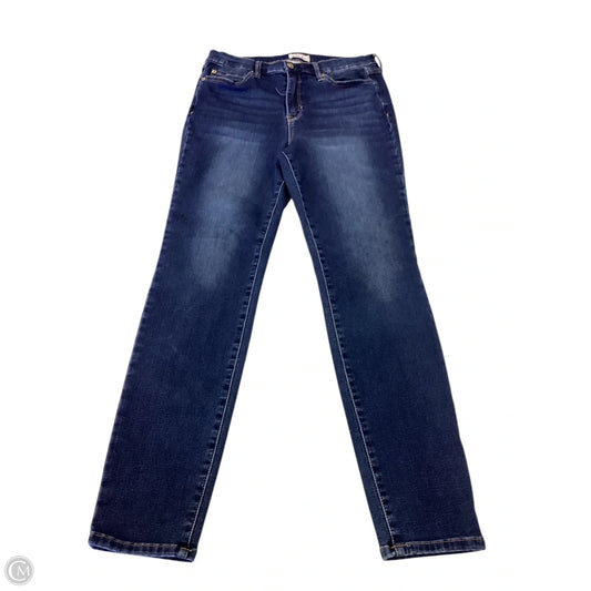 Jeans Skinny By Nicole Miller In Blue Denim, Size: 12