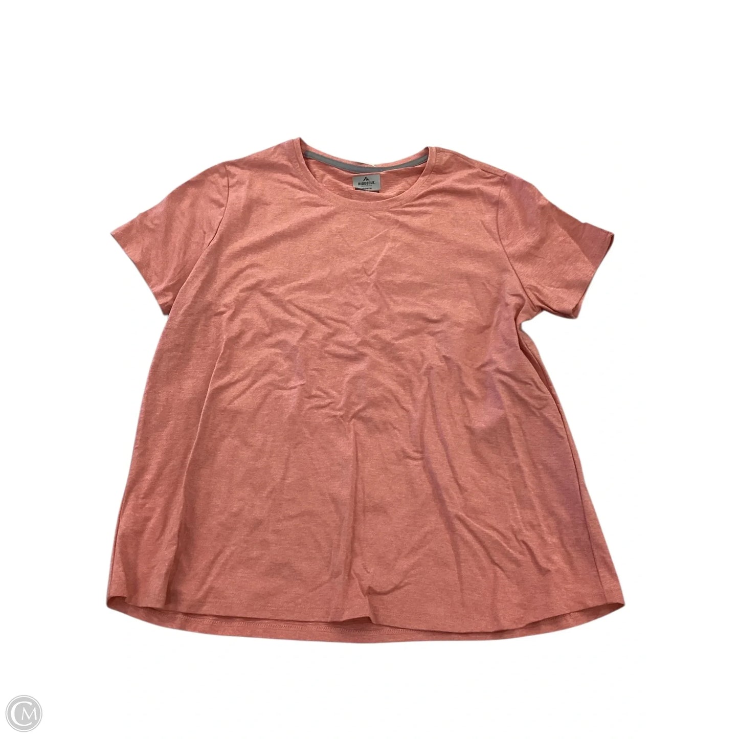 Athletic Top Short Sleeve By Clothes Mentor In Orange, Size: M
