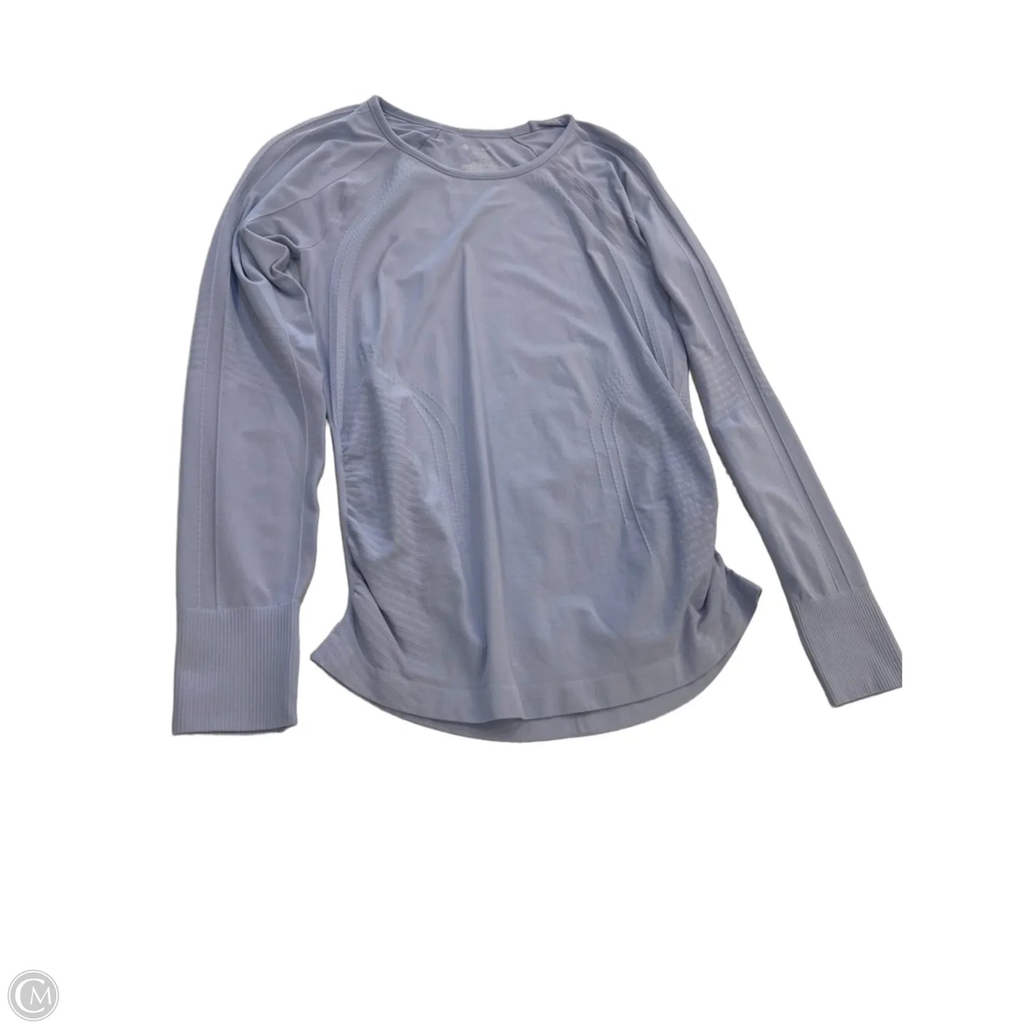 Athletic Top Long Sleeve Collar By Gaiam In Purple, Size: L