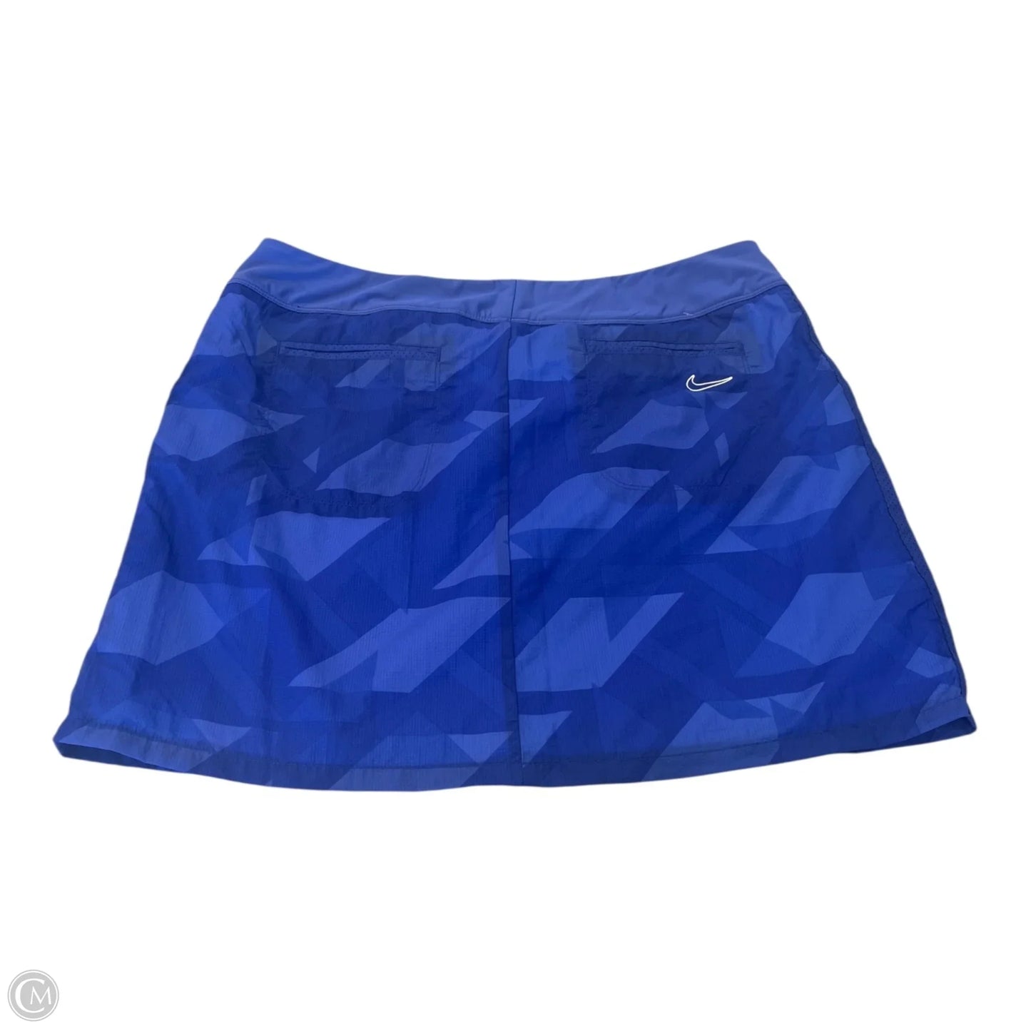 Athletic Skort By Nike In Blue, Size: L