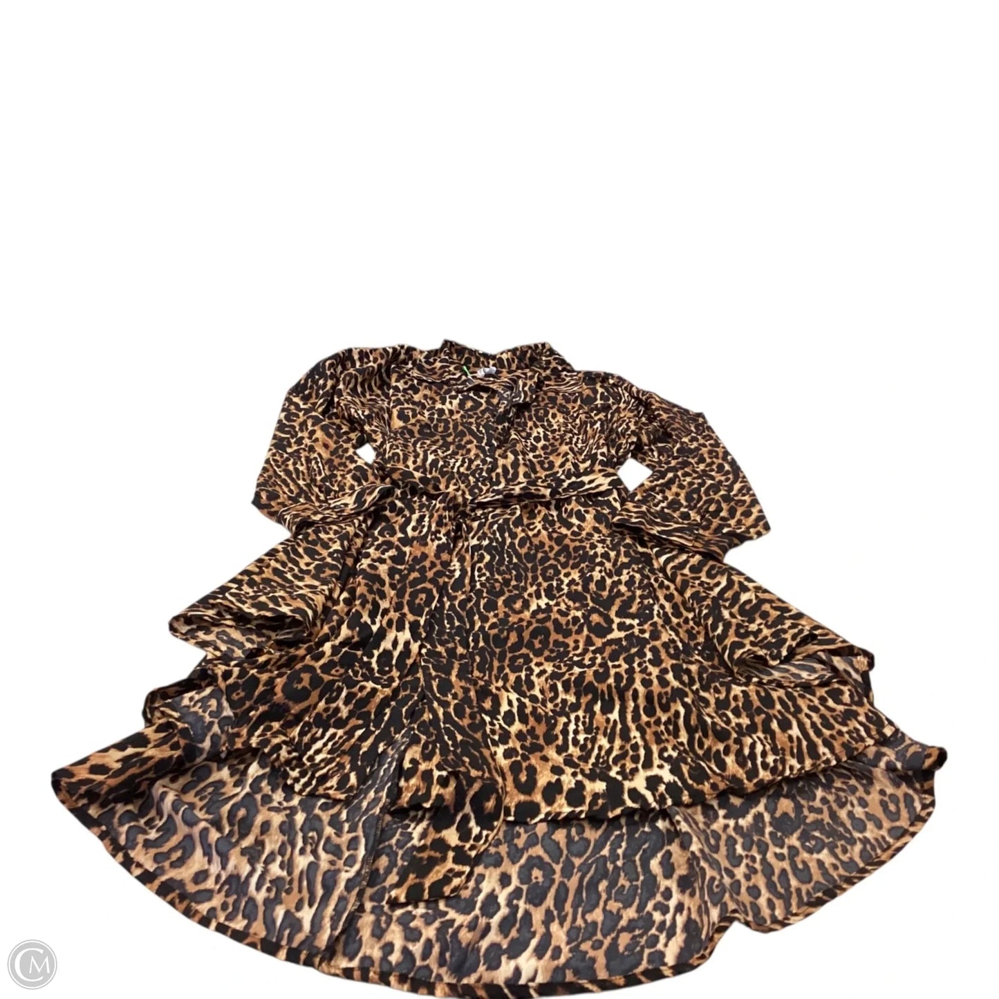 Dress Casual Short By Clothes Mentor In Animal Print, Size: Xl