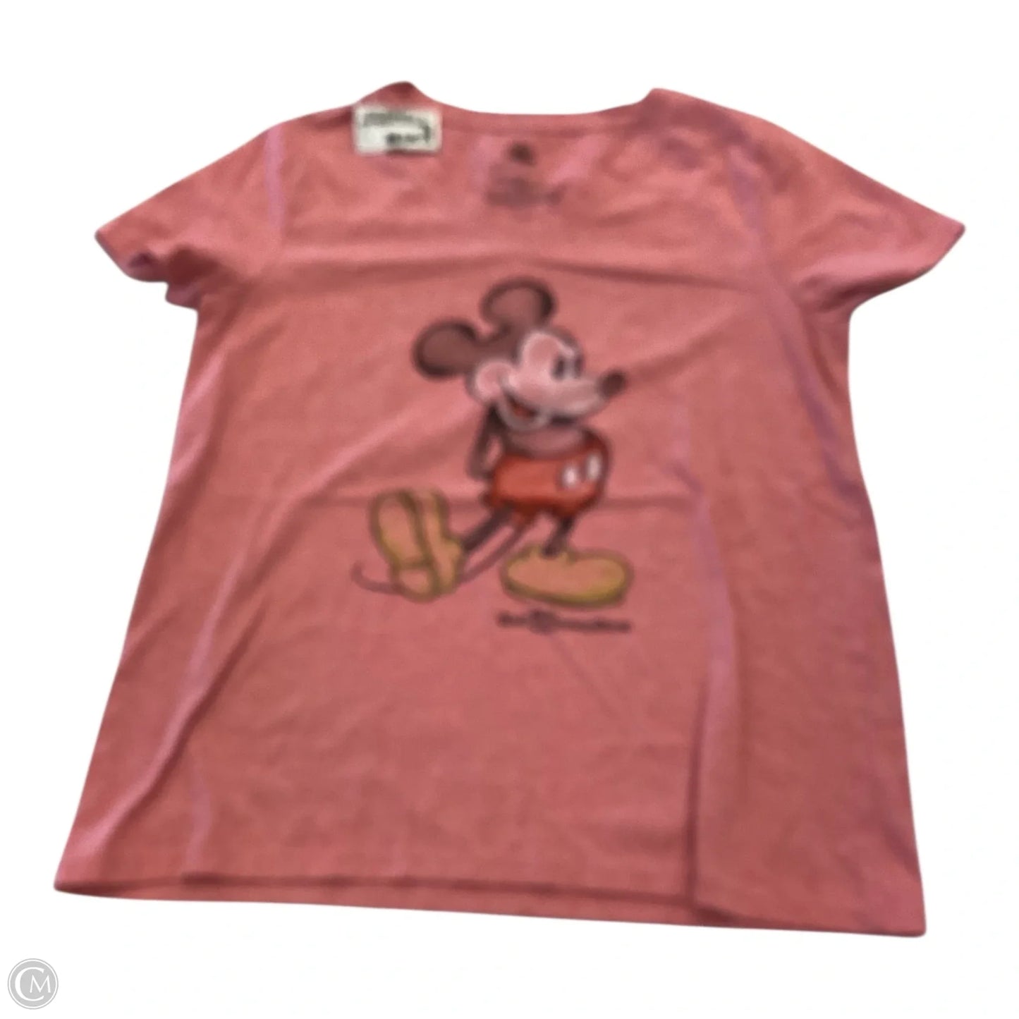 Top Short Sleeve Basic By Disney In Red, Size: S