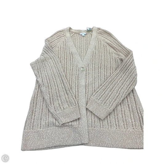 Sweater Cardigan By J. Jill In Pink, Size: L