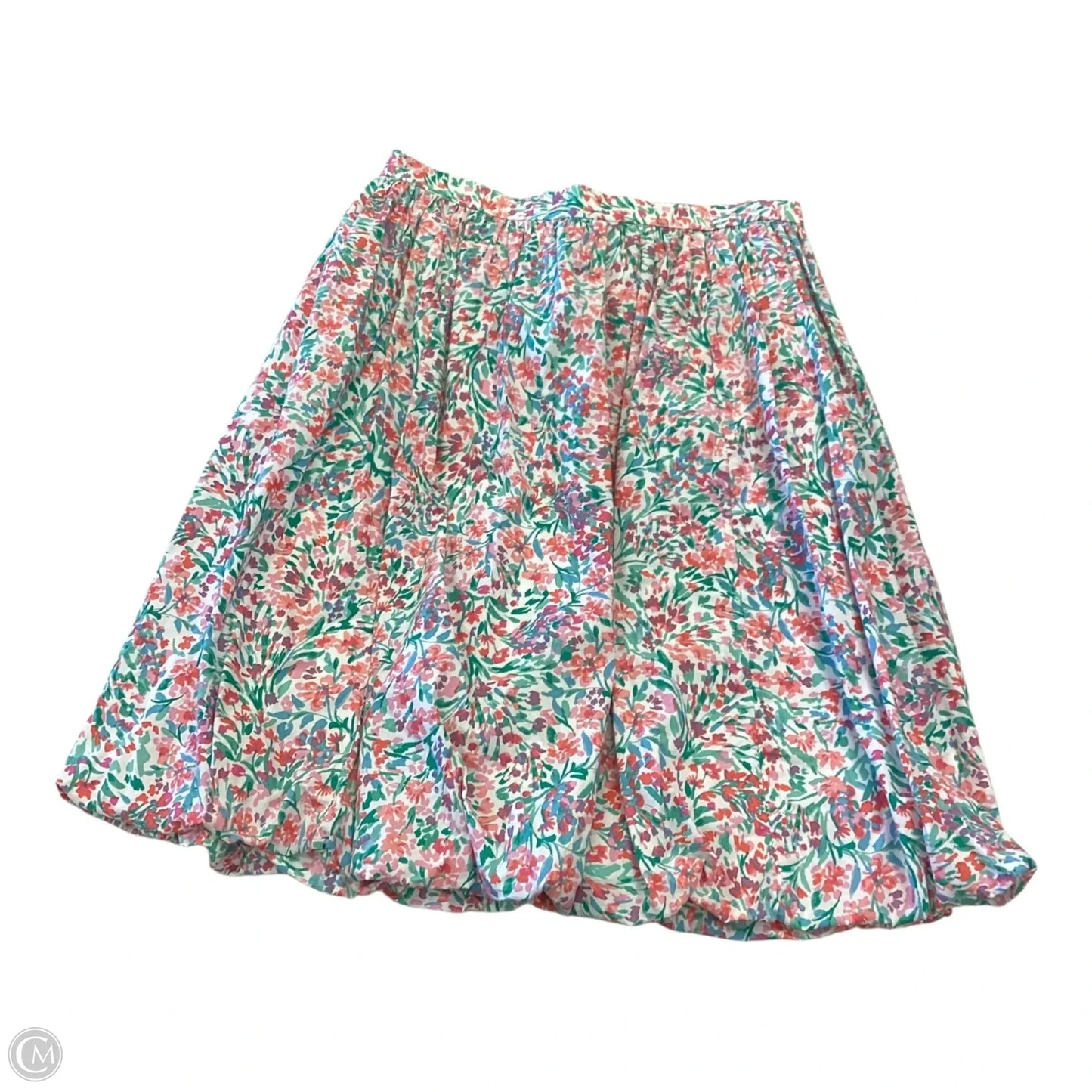 Skirt Midi By J. Crew In Floral Print, Size: L