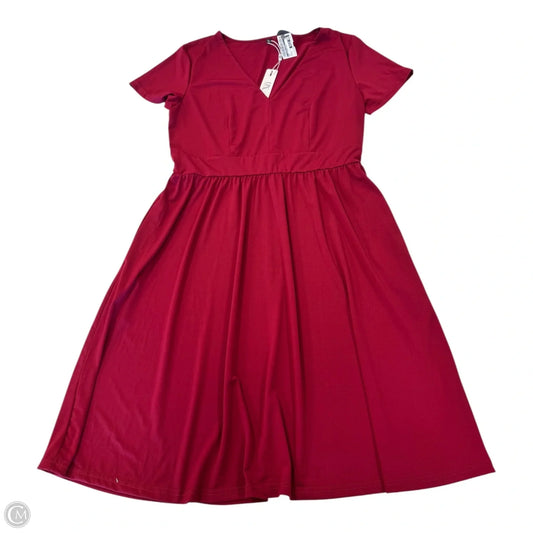 Dress Casual Short By Clothes Mentor In Red, Size: Xl