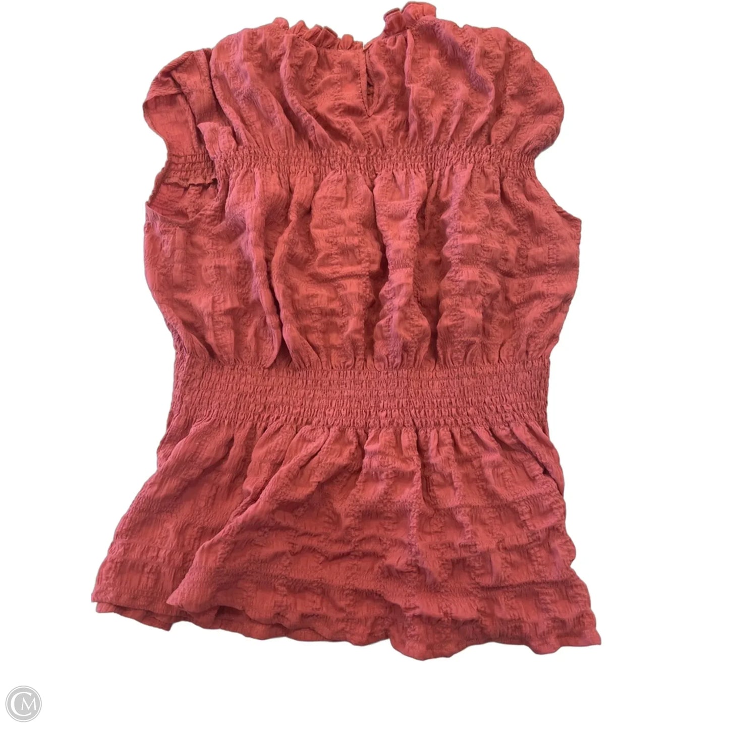 Top Short Sleeve By Clothes Mentor In Orange, Size: M
