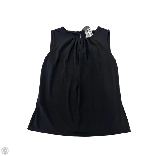 Blouse Sleeveless By Calvin Klein In Black, Size: Xs