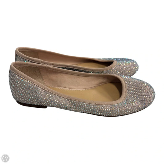 Shoes Flats By Gianni Bini In Silver, Size: 5.5