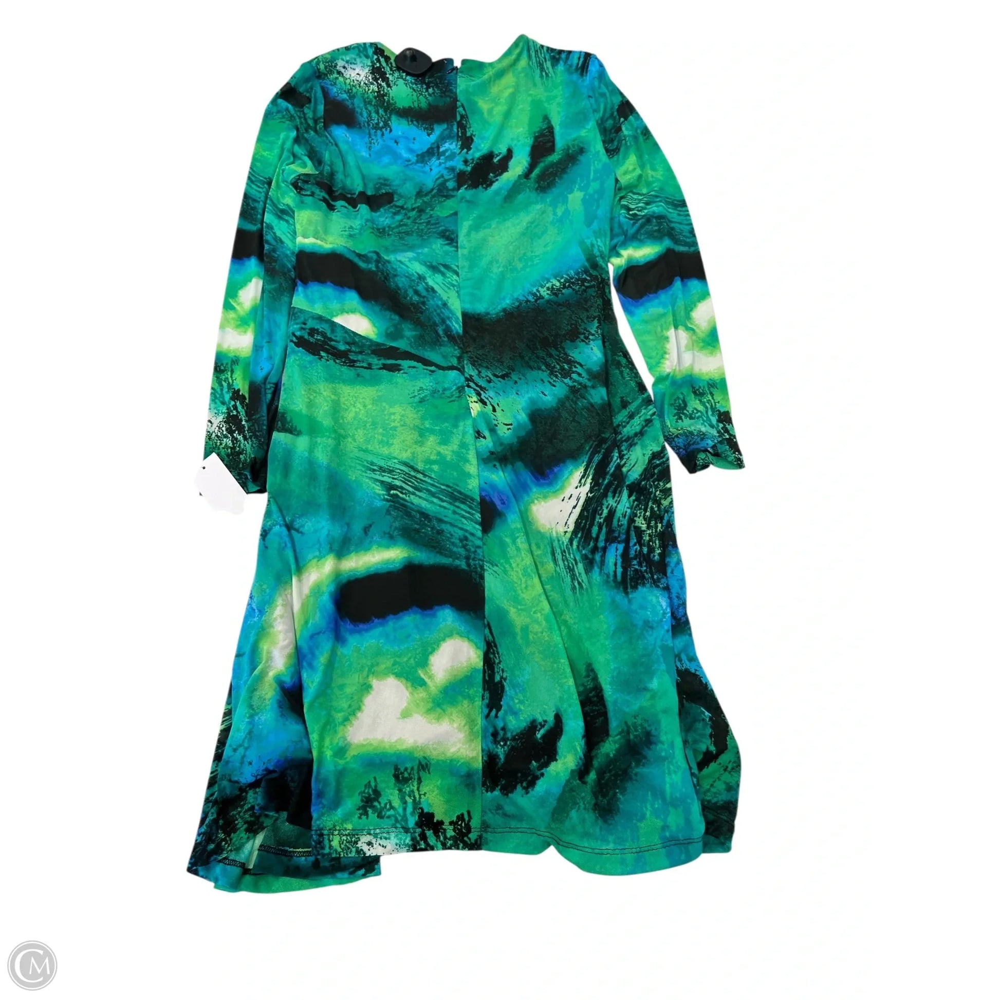 green dkny dress DKNY WOMEN'S HUNTER GREEN VELVET MIDI DRESS, V NECK TIE WAIST SIZE 6 NWT