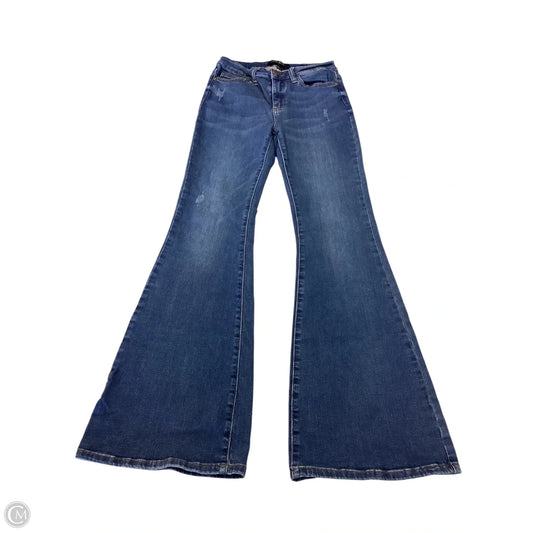 Jeans Flared By Judy Blue In Blue Denim, Size: 2