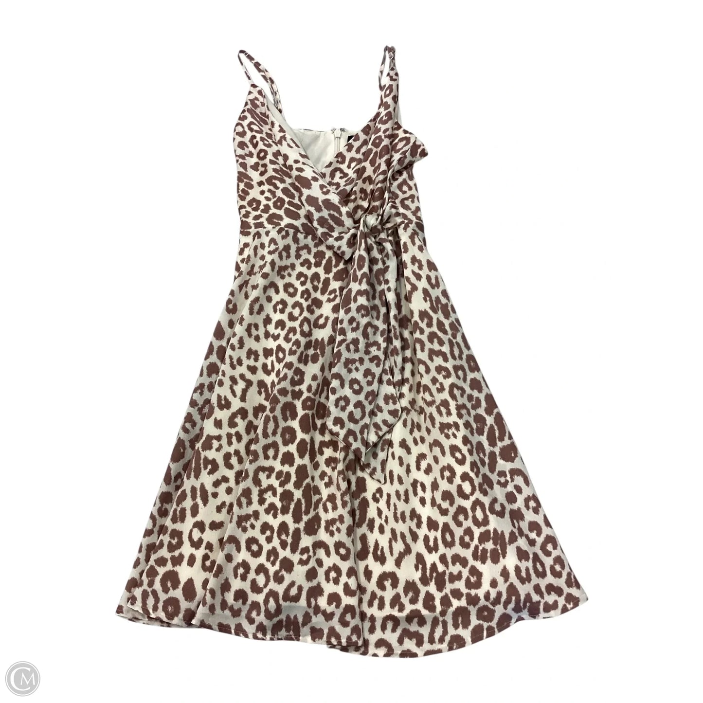Dress Casual Short By Express In Animal Print, Size: Xs