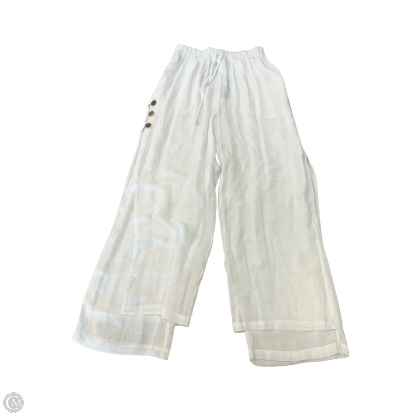 Pants Wide Leg By Clothes Mentor In White, Size: S