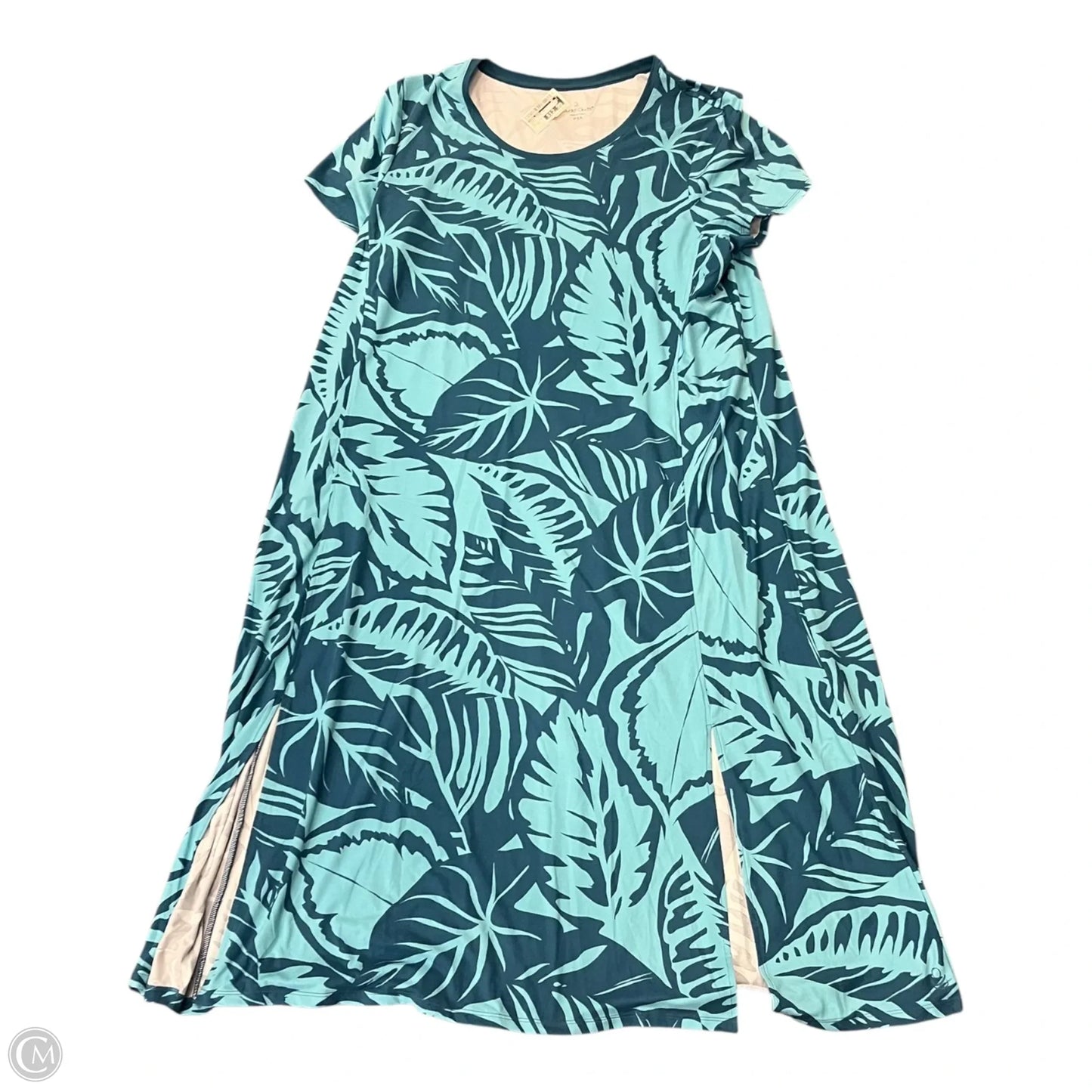 Dress Casual Maxi By Cuddl Duds In Blue, Size: 3x