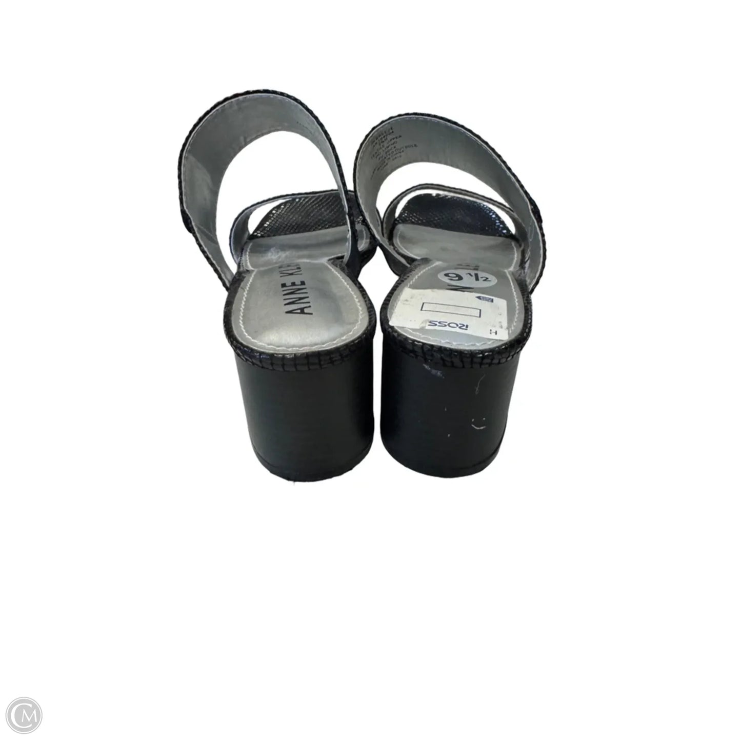 Sandals Heels Block By Anne Klein In Black, Size: 9.5