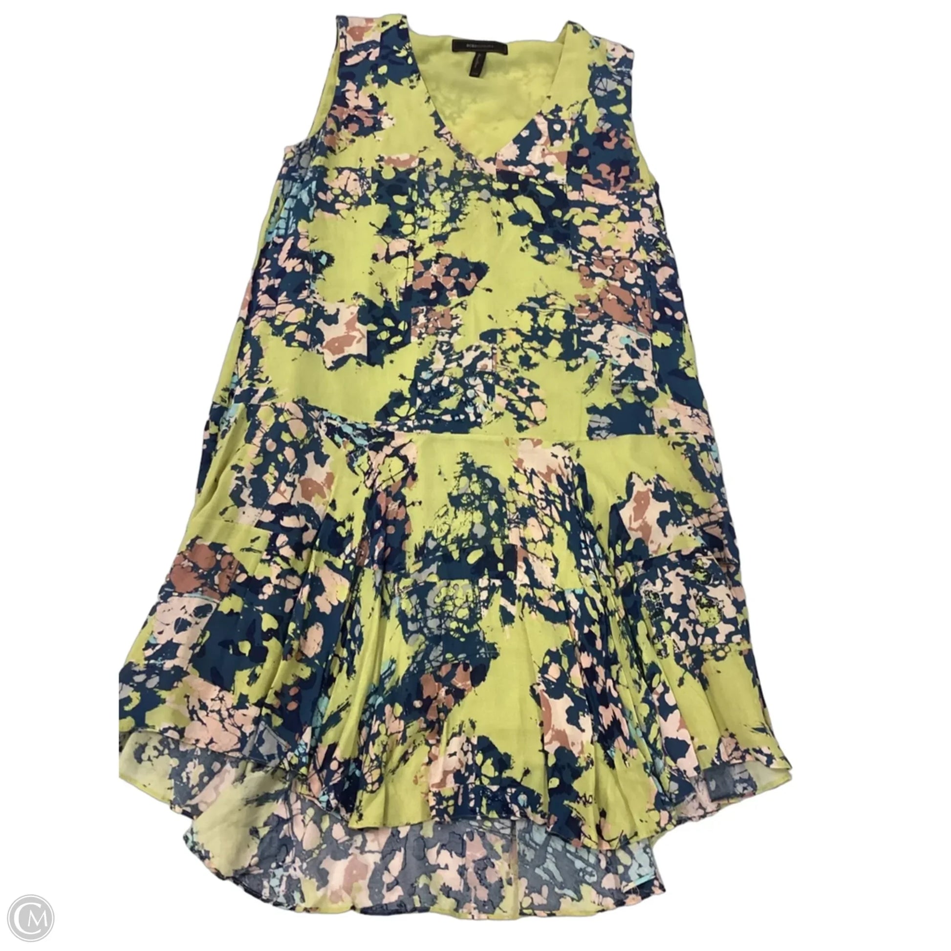 Dress Casual Midi By Bcbgmaxazria In Green, Size: Xxs