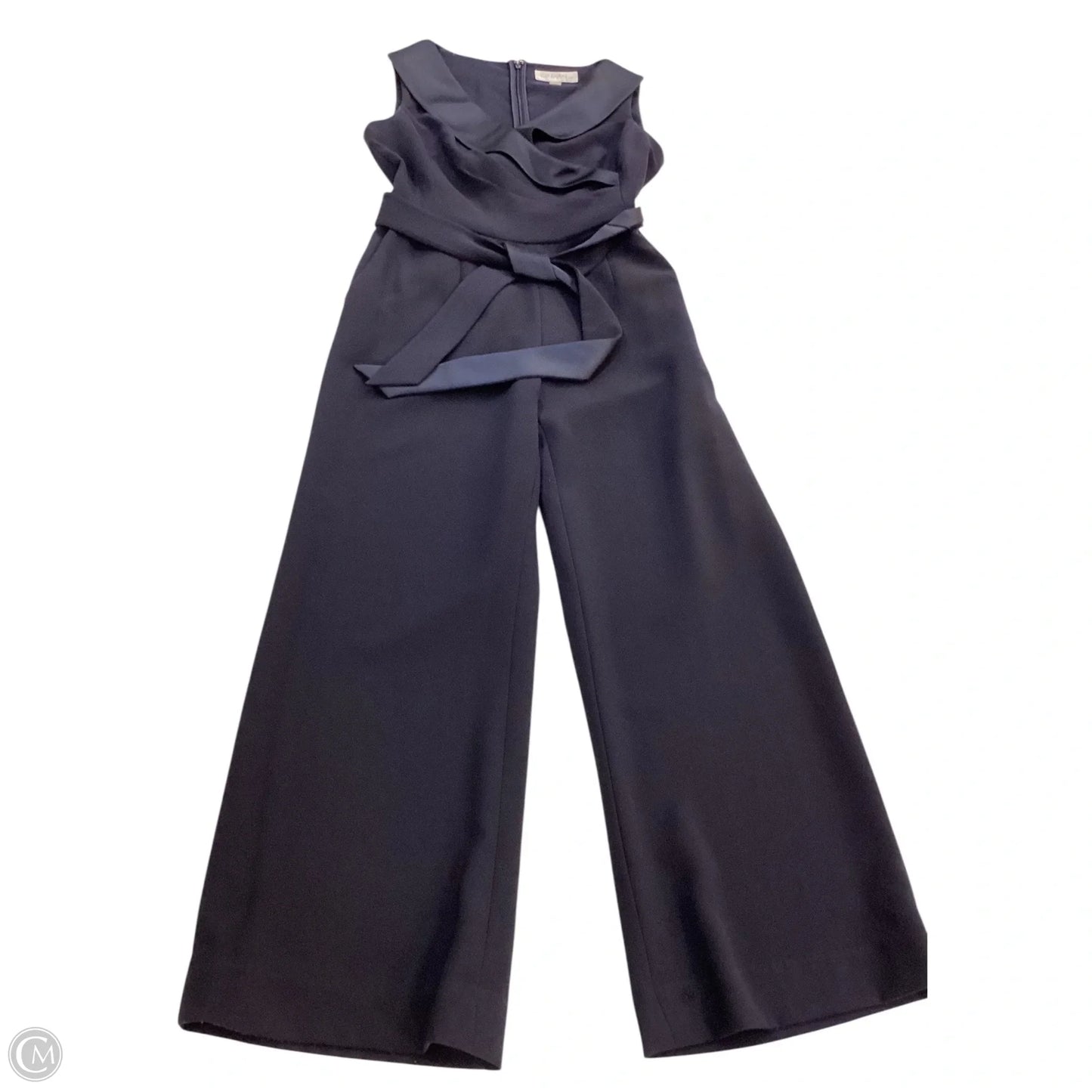 Jumpsuit By Tahari By Arthur Levine In Navy, Size: 10