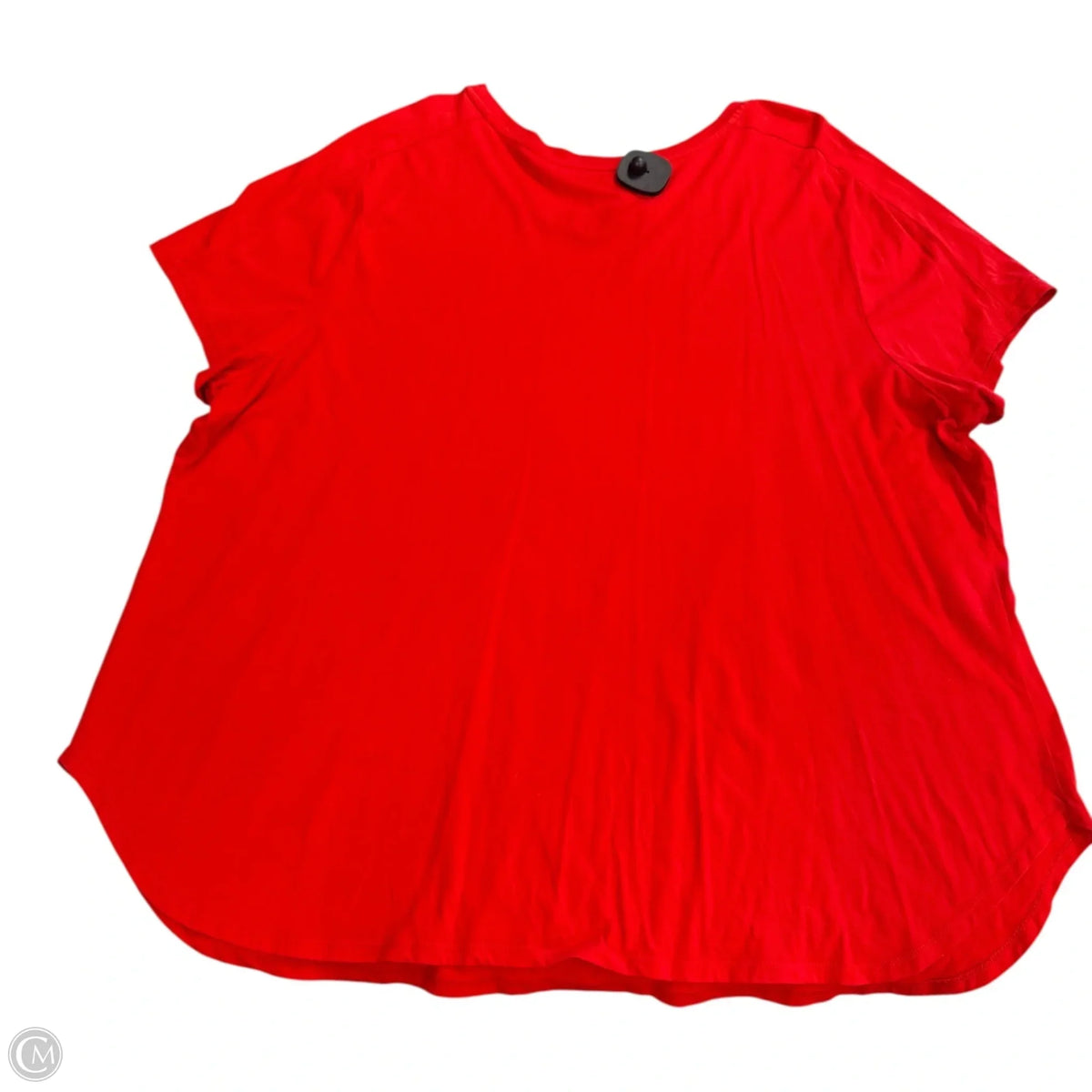 Top Short Sleeve Basic By Disney In Red, Size: 3x