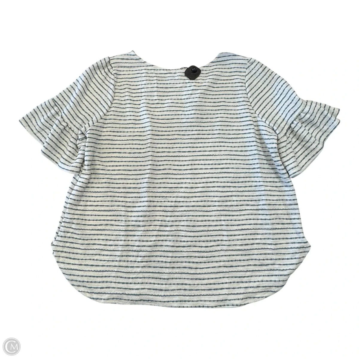 Top Short Sleeve By Green Envelope In Striped Pattern, Size: 2x