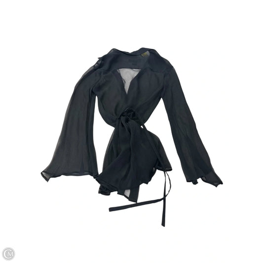Tunic Long Sleeve By Express In Black, Size: M