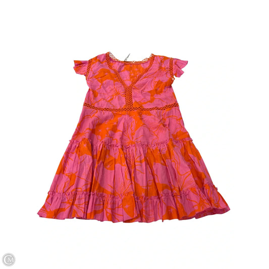 Dress Casual Short By Clothes Mentor In Orange & Pink, Size: S